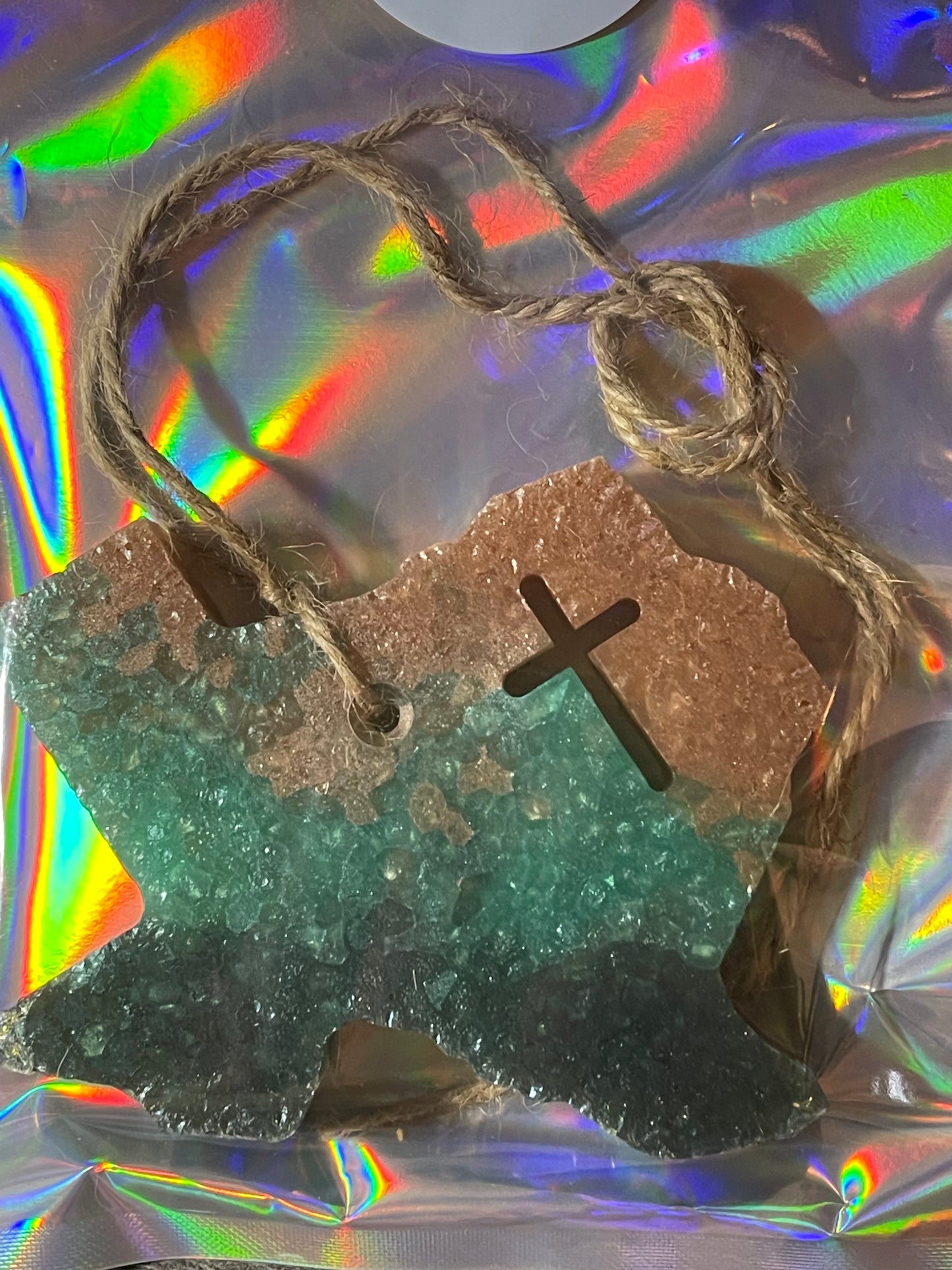 Beach color Texas Car Freshie (Dreamcatcher)