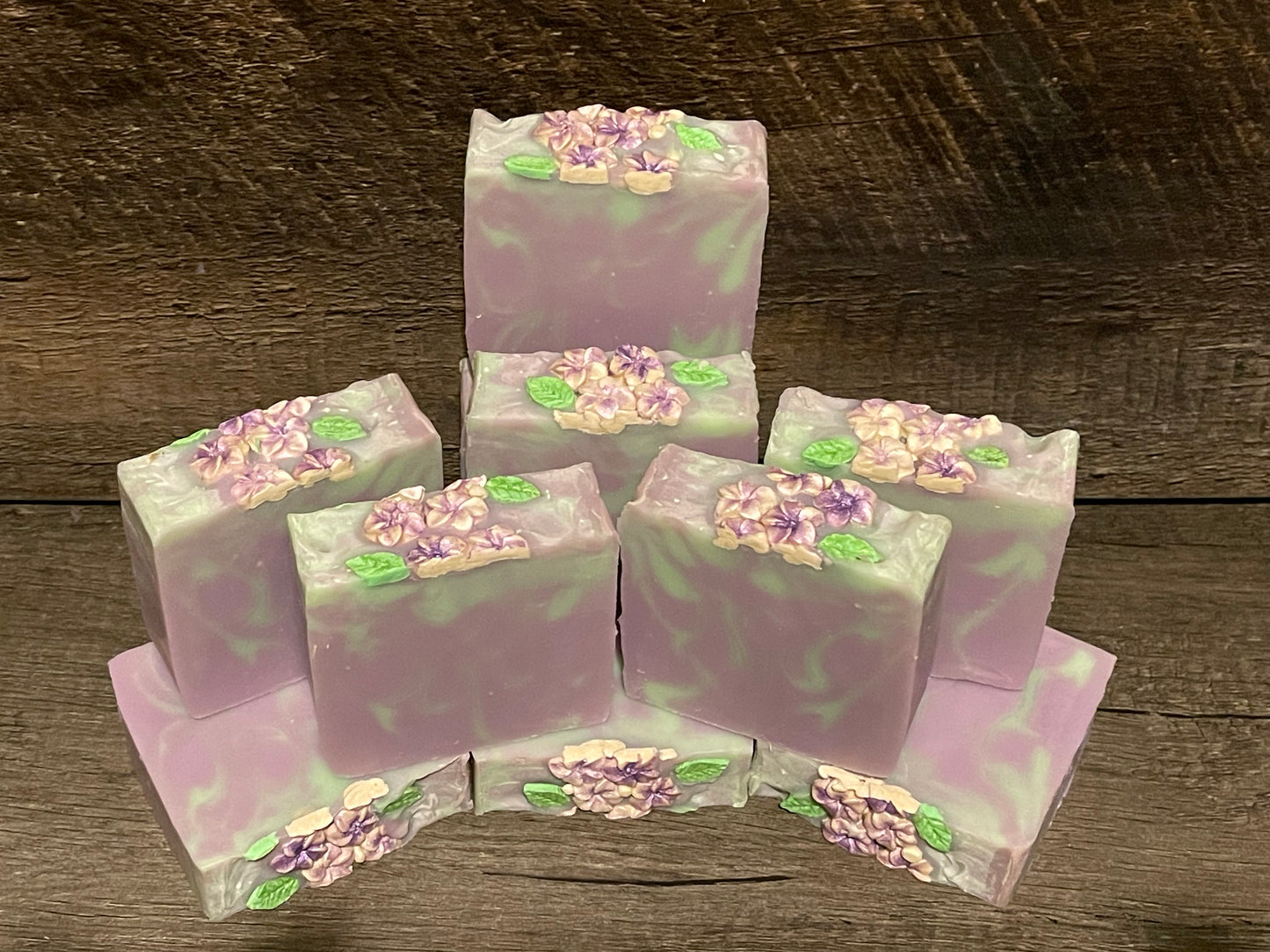 Lilac cold process bars