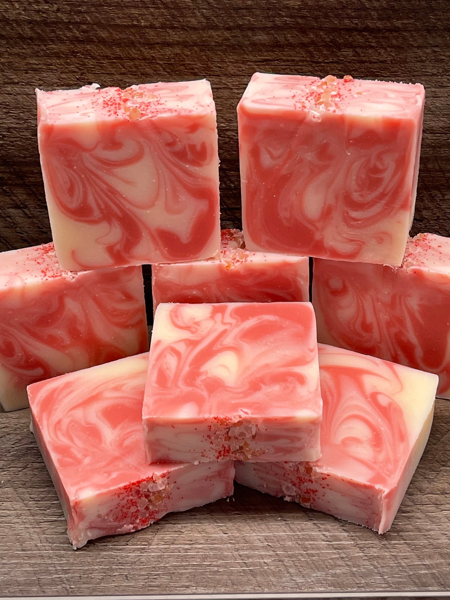 Peppermint Essential Oils cold process soaps